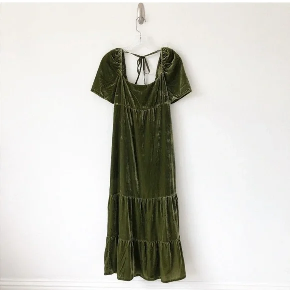 sachin and babi light blue dress ANTHROPOLOGIE Maeve Empire Waist Beloved Dress SZ L